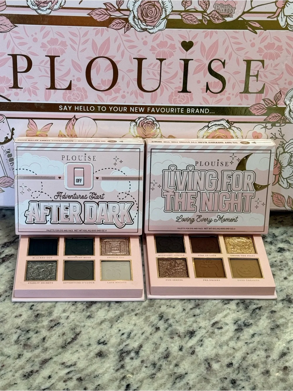 P. Louis  After Dark & Living For The Night Eyeshadow DuoPalettes. NEW. SEE PICS